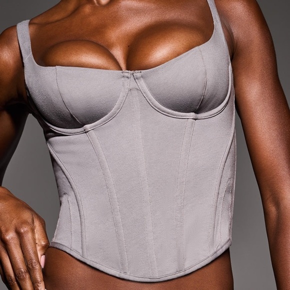 💖 NWT SKIMS Cotton Corset Top- SOLD OUT 💖 - Picture 6 of 7